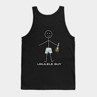 Funny Mens Ukulele Guy Tank Top